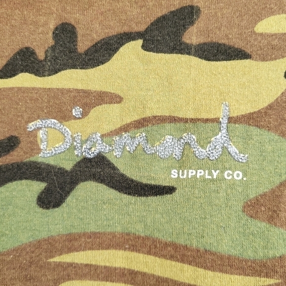 TRAVIS Scott x Diamond Supply Camoflauge Graphic Tee Shirt Small - Picture 7 of 8